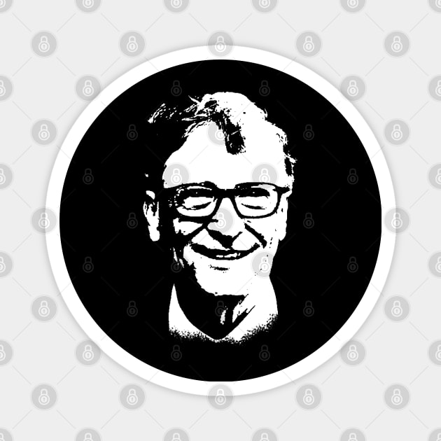 Bill Gates Portrait Magnet by phatvo